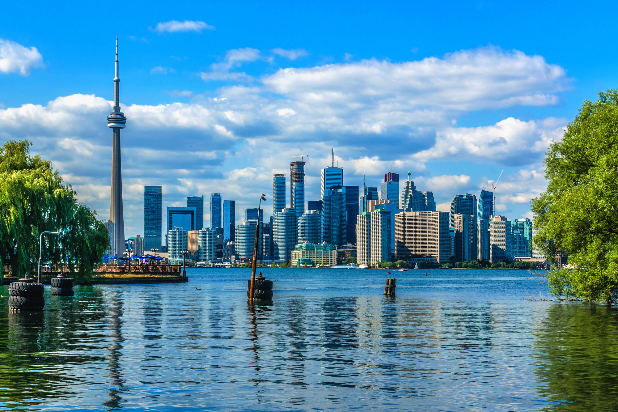 Modern Toronto skyline and architecture